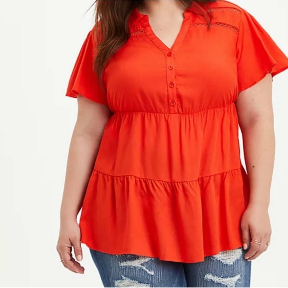 Torrid Orange Shirt